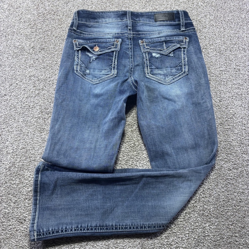 Daytrip Women's Boot Cut Jeans in Medium Wash Blue